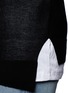 Detail View - Click To Enlarge - T BY ALEXANDER WANG - Loose knit layered cardigan