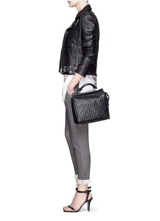 Figure View - Click To Enlarge - 3.1 PHILLIP LIM - Ryder small embossed leather satchel