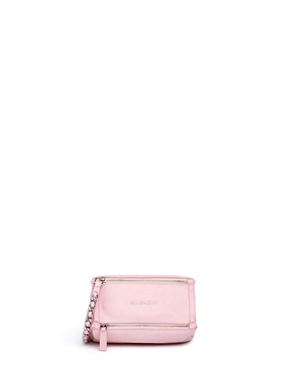 Main View - Click To Enlarge - GIVENCHY - 'Pandora' leather wristlet pouch
