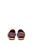 Back View - Click To Enlarge - CHLOÉ - Double buckle leather sandals