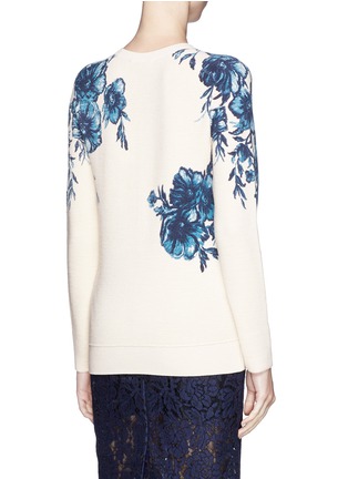 Back View - Click To Enlarge - TORY BURCH - 'Tia' floral print sweater