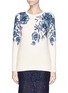 Main View - Click To Enlarge - TORY BURCH - 'Tia' floral print sweater