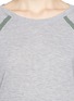Detail View - Click To Enlarge - VINCE - Satin insert jersey T-shirt