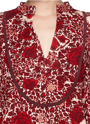 Detail View - Click To Enlarge - TORY BURCH - 'Lizzy' floral and butterfly print tunic