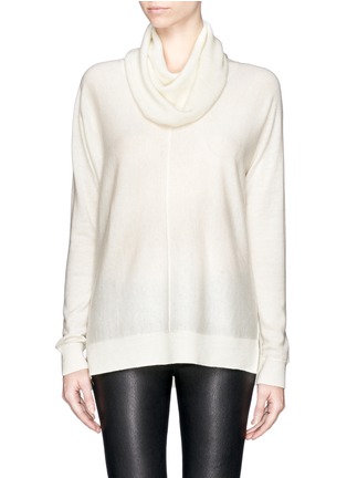 Main View - Click To Enlarge - VINCE - Wool-cashmere cowl turtleneck top