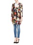 Front View - Click To Enlarge - J.CREW - Collection Dutch floral wrap dress