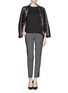 Figure View - Click To Enlarge - VINCE - Stripe seam pants