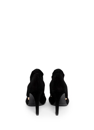 Back View - Click To Enlarge - PEDRO GARCIA  - 'Sue-mi' suede cutout heels