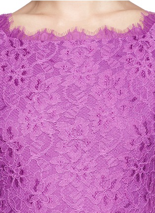 Detail View - Click To Enlarge - DIANE VON FURSTENBERG - 'Zarita' floral lace dress 