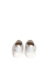 Back View - Click To Enlarge - ASH - 'Jungle' iridescent metallic leather flatform slip-ons