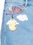 Detail View - Click To Enlarge - MARC JACOBS - Mixed patch denim skirt