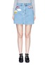 Main View - Click To Enlarge - MARC JACOBS - Mixed patch denim skirt