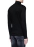 Back View - Click To Enlarge - TOPMAN - Turtleneck rib knit long sleeve T-shirt