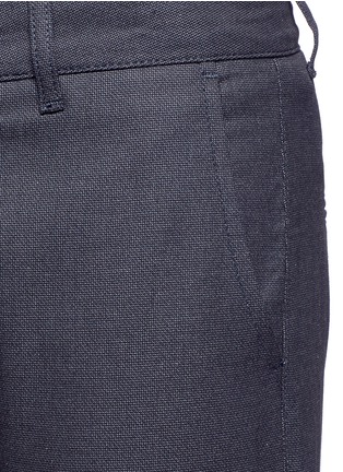 Detail View - Click To Enlarge - TOPMAN - Slim fit hopsack pants