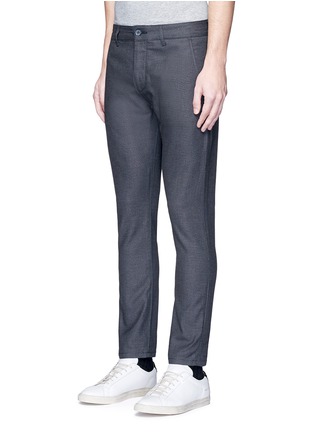 Front View - Click To Enlarge - TOPMAN - Slim fit hopsack pants