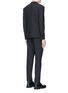Back View - Click To Enlarge - NEIL BARRETT - Slim fit virgin wool blend suit
