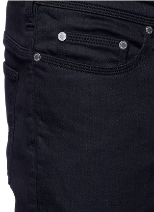 Detail View - Click To Enlarge - NEIL BARRETT - Super skinny fit coated denim jeans