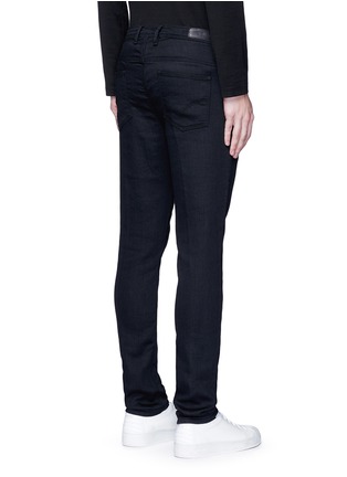 Back View - Click To Enlarge - NEIL BARRETT - Super skinny fit coated denim jeans