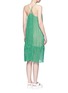 Back View - Click To Enlarge - STELLA MCCARTNEY - 'Joy' star Lurex plissé pleat silk dress