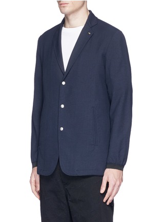 Front View - Click To Enlarge - COVERT - Convertible snap button soft blazer