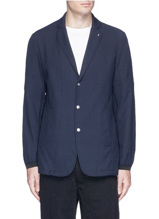 Main View - Click To Enlarge - COVERT - Convertible snap button soft blazer