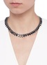 Figure View - Click To Enlarge - FALLON - 'Monarch Pointed' cubic zirconia brass choker