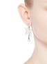 Figure View - Click To Enlarge - VENNA - Strass pavÃ© star faux pearl drop earrings