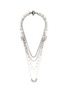 Main View - Click To Enlarge - VENNA - Pearl star fringe mix chain necklace