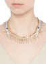 Figure View - Click To Enlarge - VENNA - Strass pavé fringe star chain necklace