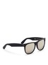 Figure View - Click To Enlarge - SUPER - 'Classic' flat top acetate sunglasses
