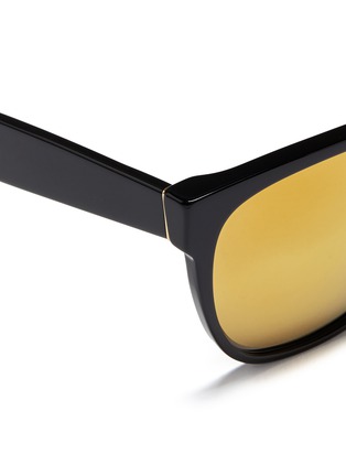 Detail View - Click To Enlarge - SUPER - 'Classic' flat top acetate sunglasses