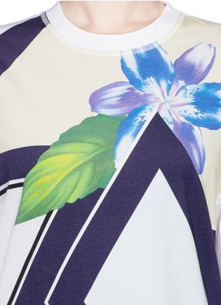Detail View - Click To Enlarge - 3.1 PHILLIP LIM - Geo floral print T-shirt