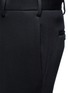 Detail View - Click To Enlarge - NEIL BARRETT - Zip cuff bonded jersey tailored pants