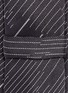 Detail View - Click To Enlarge - NEIL BARRETT - Camouflage pinstripe silk tie