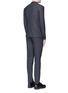Back View - Click To Enlarge - NEIL BARRETT - Slim fit bistretch gabardine suit