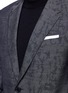 Detail View - Click To Enlarge - NEIL BARRETT - Slim fit camouflage jacquard blazer