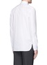 Back View - Click To Enlarge - NEIL BARRETT - Thunderbolt print collar poplin shirt