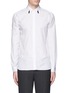 Main View - Click To Enlarge - NEIL BARRETT - Thunderbolt print collar poplin shirt