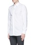 Front View - Click To Enlarge - NEIL BARRETT - Thunderbolt pin tuxedo shirt