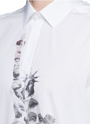 Detail View - Click To Enlarge - NEIL BARRETT - 'Liberty President' print shirt