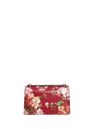 Back View - Click To Enlarge - GUCCI - 'Dionysus' small floral print chain leather bag