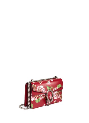 Figure View - Click To Enlarge - GUCCI - 'Dionysus' small floral print chain leather bag