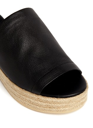 Detail View - Click To Enlarge - VINCE - 'Solana' leather espadrille sandals