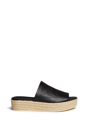 Main View - Click To Enlarge - VINCE - 'Solana' leather espadrille sandals