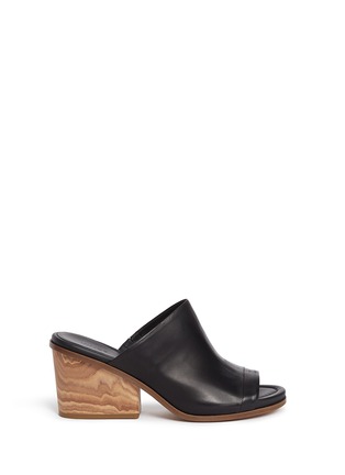 Main View - Click To Enlarge - VINCE - 'Tilda' leather mule sandals