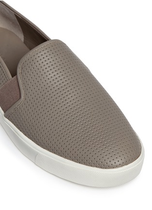 Detail View - Click To Enlarge - VINCE - 'Blair 5' perforated leather skate slip-ons