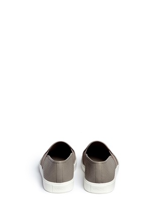 Back View - Click To Enlarge - VINCE - 'Blair 5' perforated leather skate slip-ons
