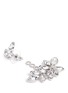 Detail View - Click To Enlarge - KENNETH JAY LANE - Marquise cut crystal jacket vine earrings