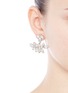 Figure View - Click To Enlarge - KENNETH JAY LANE - Marquise cut crystal jacket vine earrings