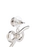 Detail View - Click To Enlarge - KENNETH JAY LANE - Crystal pavé bow jacket earrings